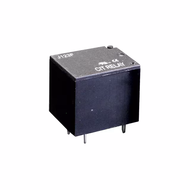 J123F1A12VDC.45 CIT Relay and Switch  Power Relays Over 2 Amps